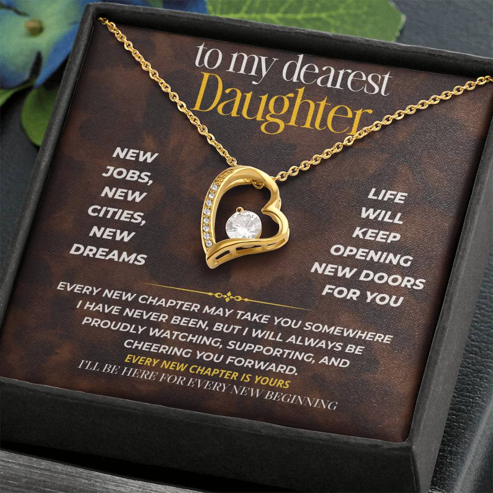 S255 - I’ll Be Here For Every New Beginning – Forever Love Necklace From Dad