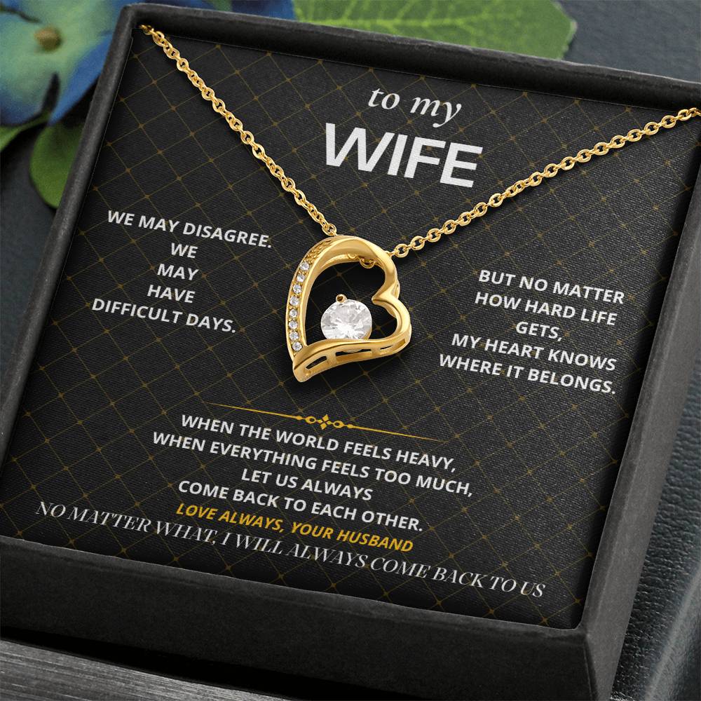 S58 - Always Come Back To Us – Forever Love Necklace From Husband