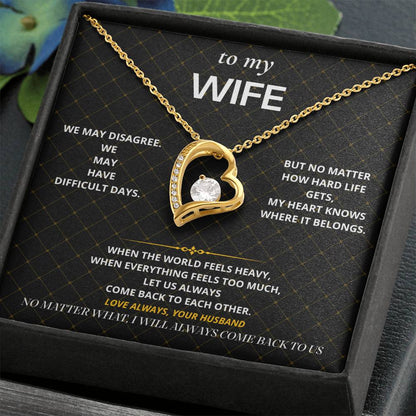 S58 - Always Come Back To Us – Forever Love Necklace From Husband
