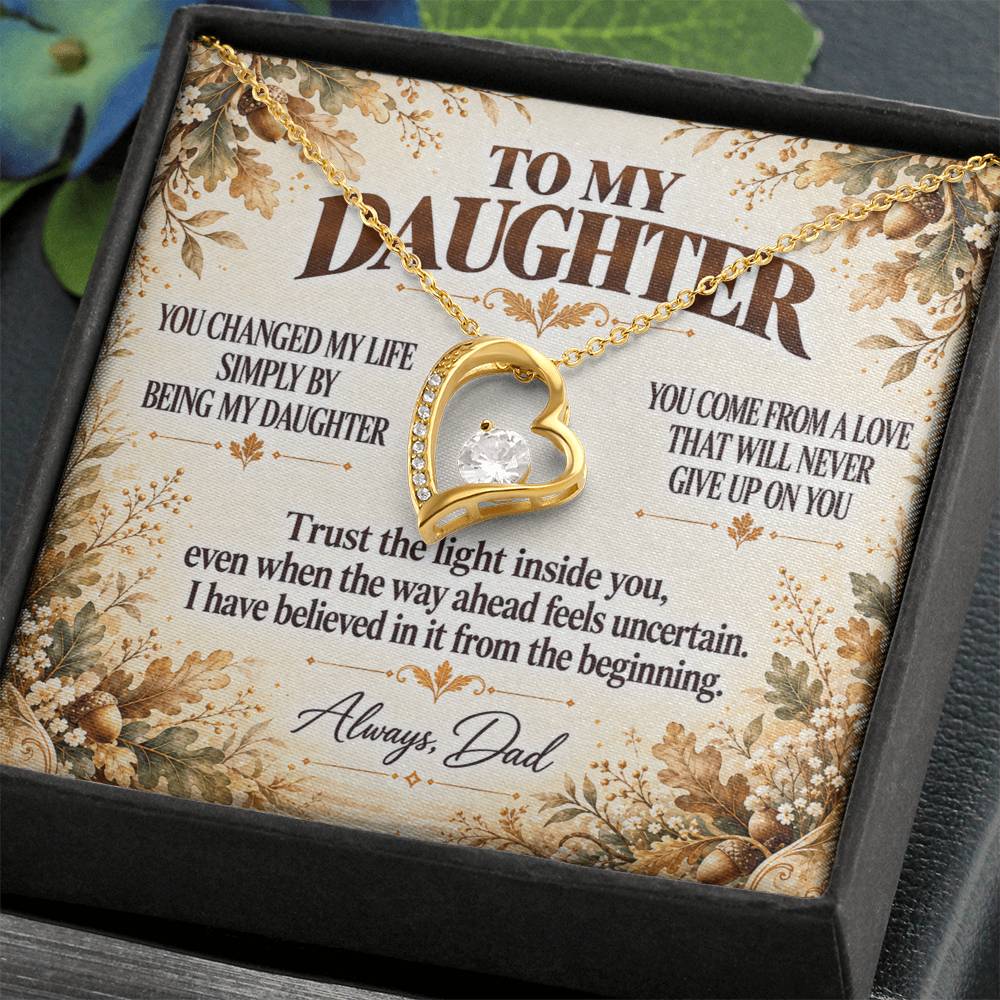 C370 - You Made Me A Better Man Simply By Giving Me The Honor Of Being Your Dad - Forever Love Necklace