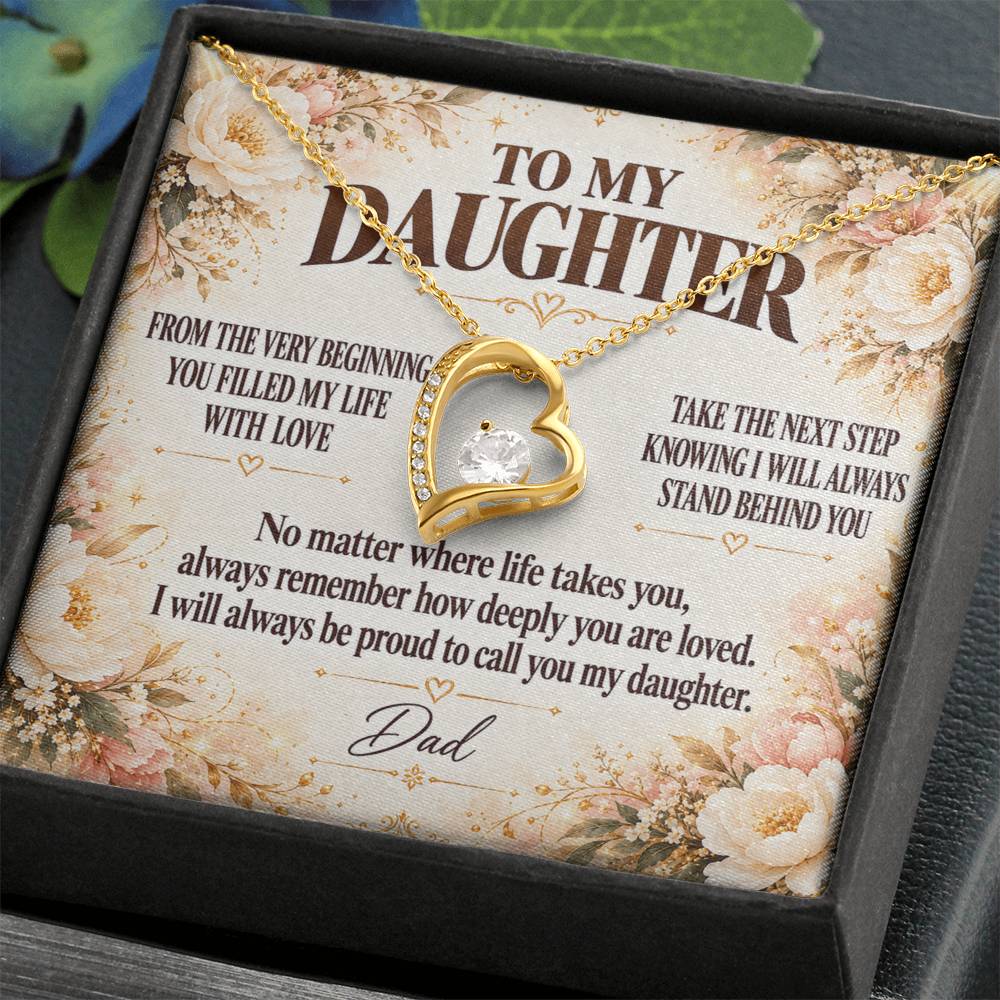 C356 - From The Very Beginning You Filled My Life With Love Pride And Joy - Forever Love Necklace