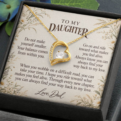 C522 - The Bicycle I Let Go And A Promise To Carry Into New Chapters - Forever Love Necklace