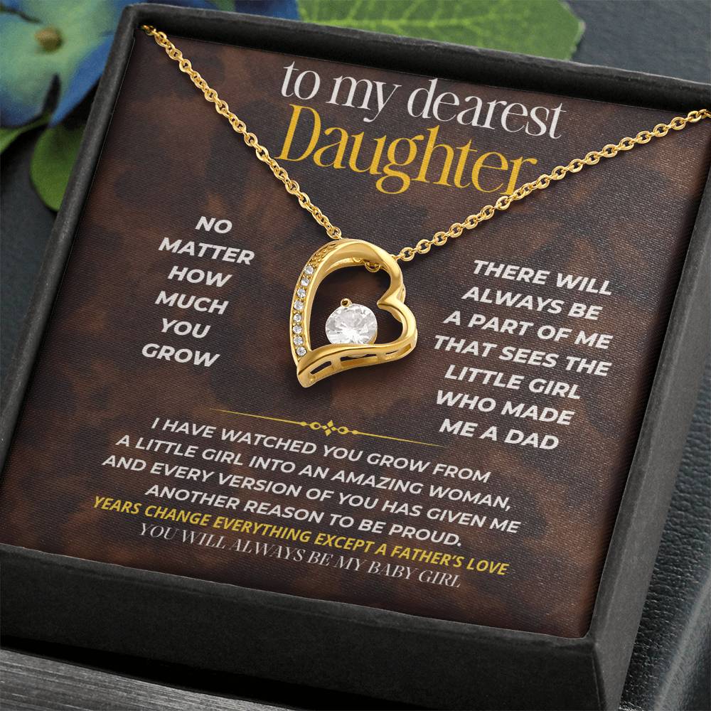 S251 - You Will Always Be My Baby Girl – Forever Love Necklace From Dad
