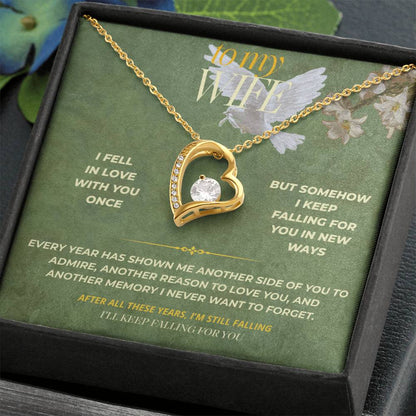 S139 - I’ll Keep Falling For You – Forever Love Necklace From Husband
