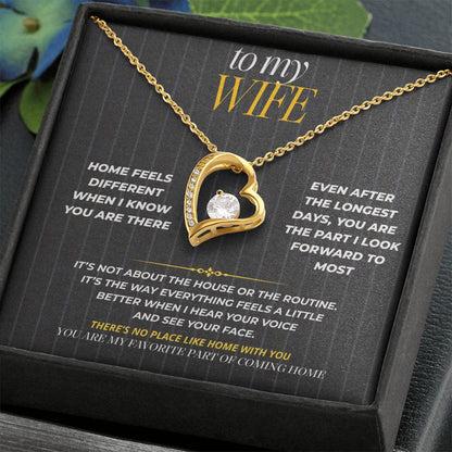S189 - You Are My Favorite Part Of Coming Home – Forever Love Necklace From Husband