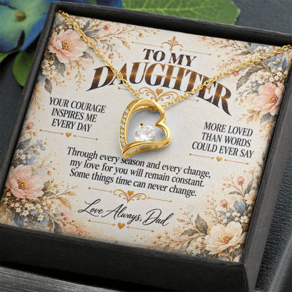 C448 - Your Story Is Only Beginning And I Will Always Be Proud To Watch You Write Every Chapter - Forever Love Necklace