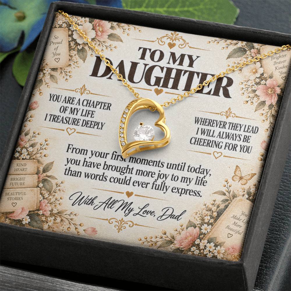 C237 - You Do Not Have To Be Perfect To Make Me Proud You Only Have To Be Yourself - Forever Love Necklace