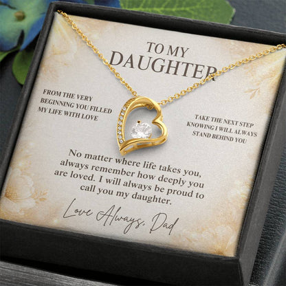 C56 - From The Very Beginning You Filled My Life With Love Pride And Joy - Forever Love Necklace
