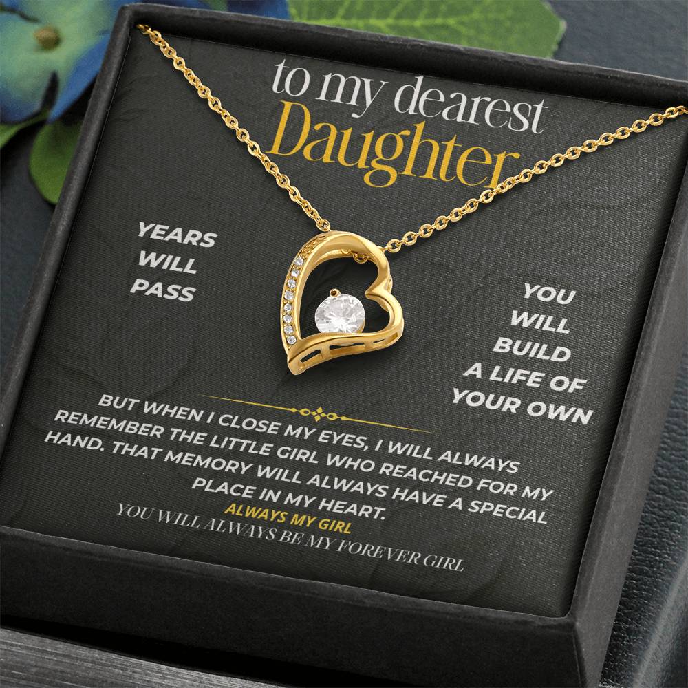 S223 - You Are My Forever Girl – Forever Love Necklace From Dad