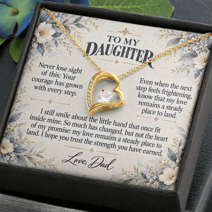 C504 - The Little Hand I Once Held And A Memory That Time Cannot Take Away - Forever Love Necklace