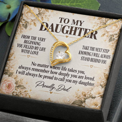 C206 - From The Very Beginning You Filled My Life With Love Pride And Joy - Forever Love Necklace