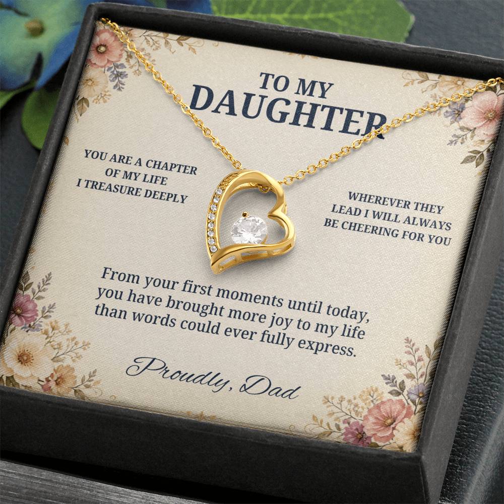 C62 - You Are The Beautiful Chapter Of My Life I Will Always Read With Pride - Forever Love Necklace