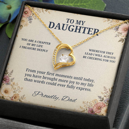 C62 - You Are The Beautiful Chapter Of My Life I Will Always Read With Pride - Forever Love Necklace