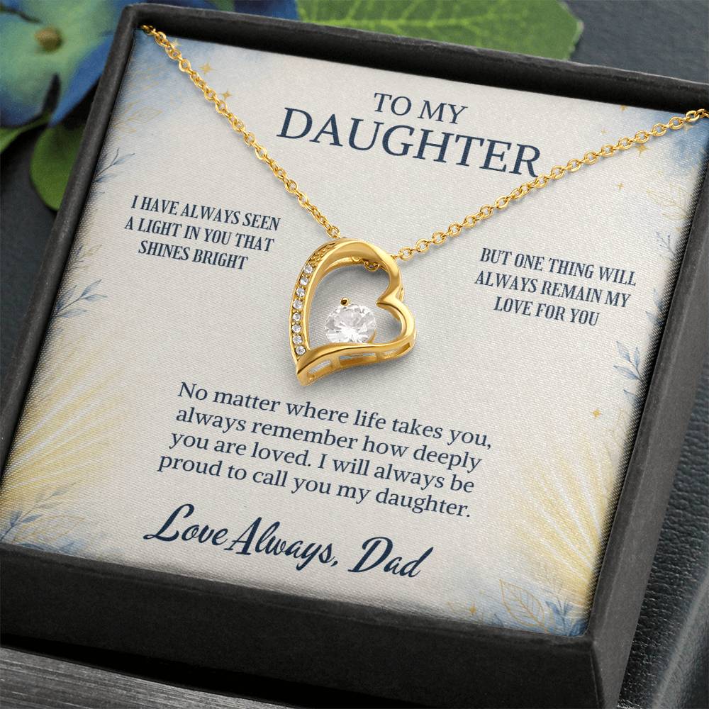 C96 - When Life Asks You To Be Strong Remember You Have Always Been Stronger Than You Know - Forever Love Necklace
