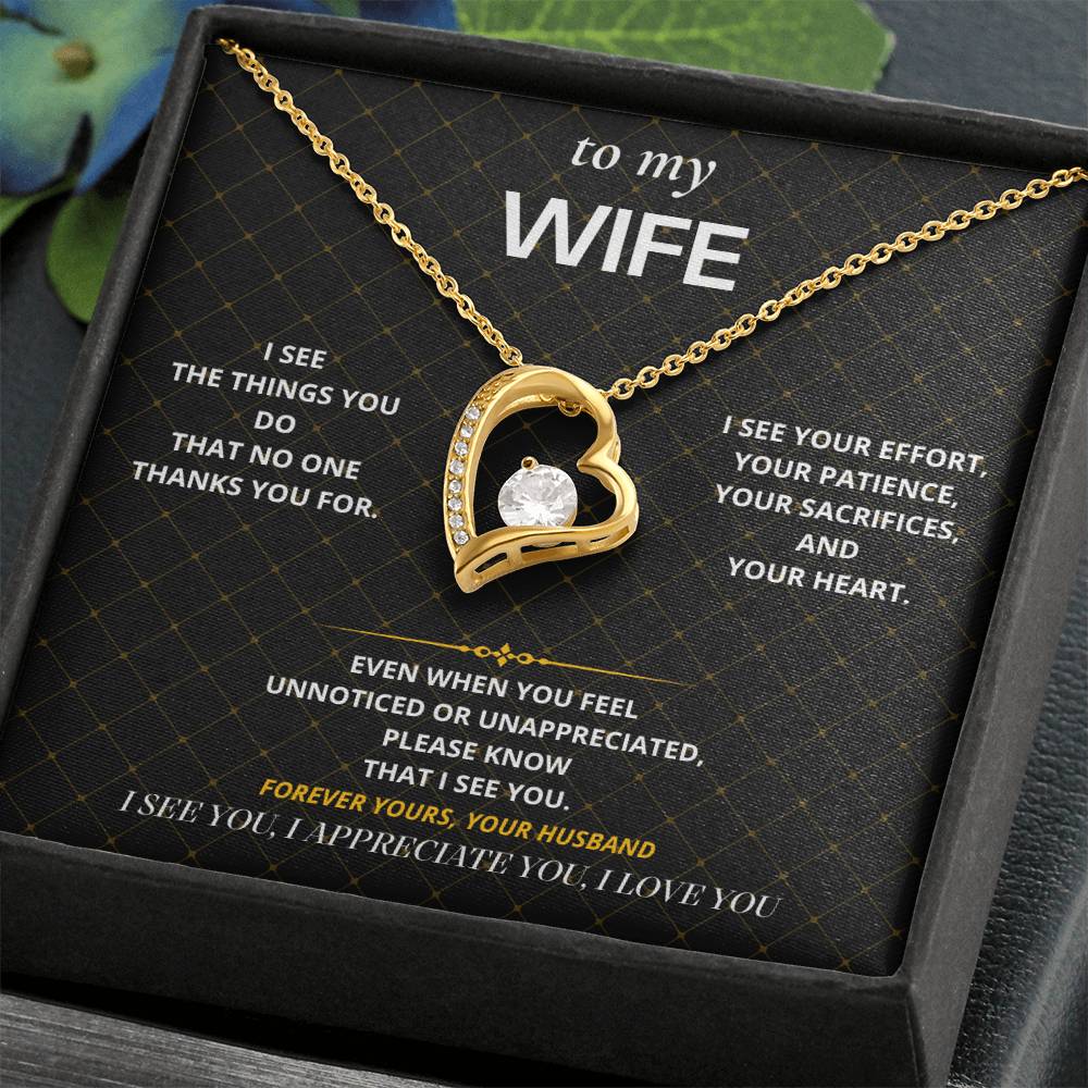 S59 - I See You – Forever Love Necklace From Husband