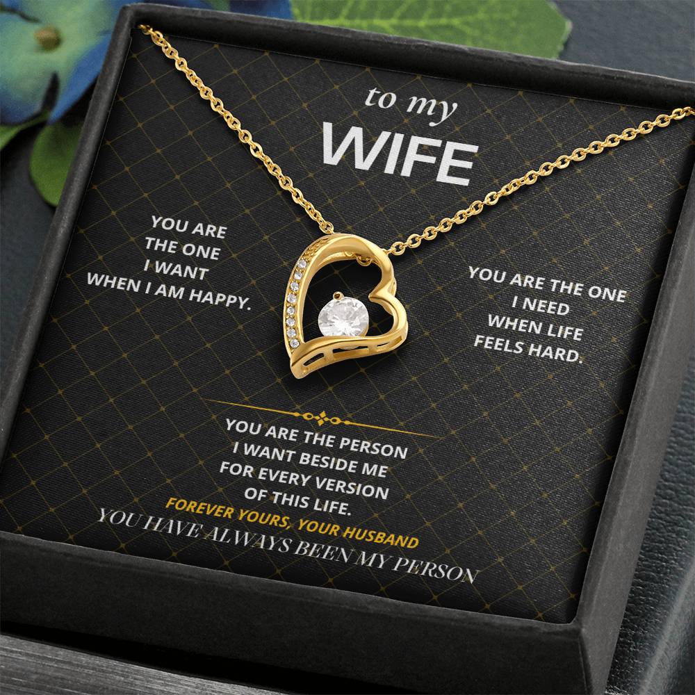 S65 - You Are My Person – Forever Love Necklace From Husband