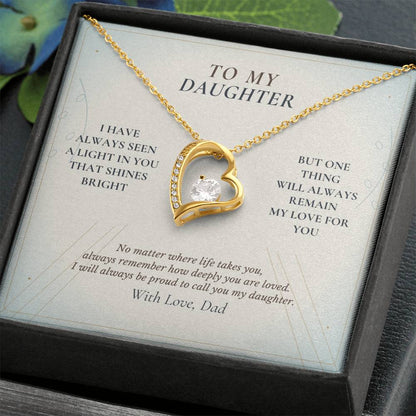 C121 - I Hope You Always See The Light In Yourself That I Have Seen Since The Beginning - Forever Love Necklace