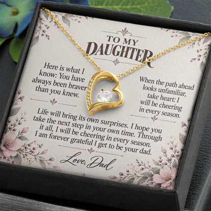 C510 - The First Steps We Cheered And The Words I Hope You Always Remember - Forever Love Necklace