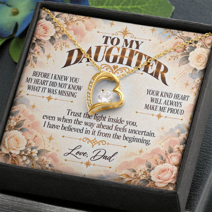 C475 - You Are A Dream I Never Knew My Heart Was Waiting To Love So Deeply - Forever Love Necklace