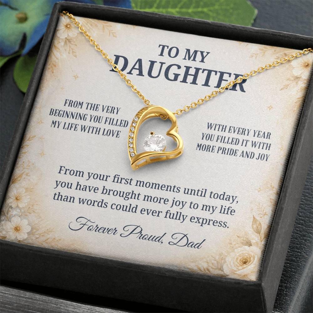C6 - From The Very Beginning You Filled My Life With Love Pride And Joy - Forever Love Necklace