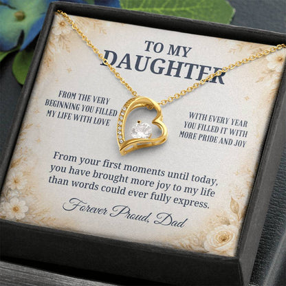 C6 - From The Very Beginning You Filled My Life With Love Pride And Joy - Forever Love Necklace