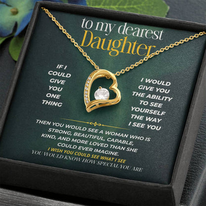 S249 - If I Could Give You One Thing – Forever Love Necklace From Dad