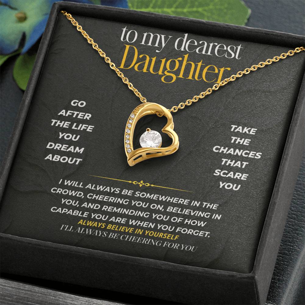 S208 - Wherever You Go, I’ll Be Cheering For You – Forever Love Necklace From Dad