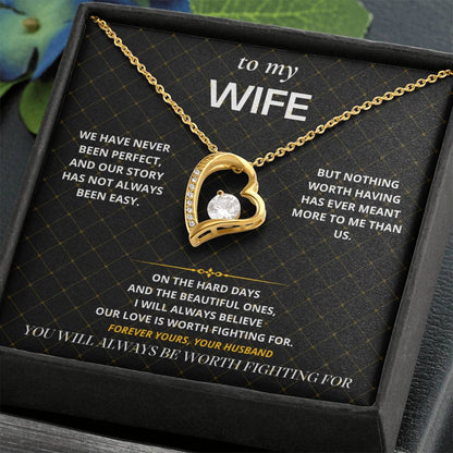 S38 - Always Worth Fighting For – Forever Love Necklace From Husband
