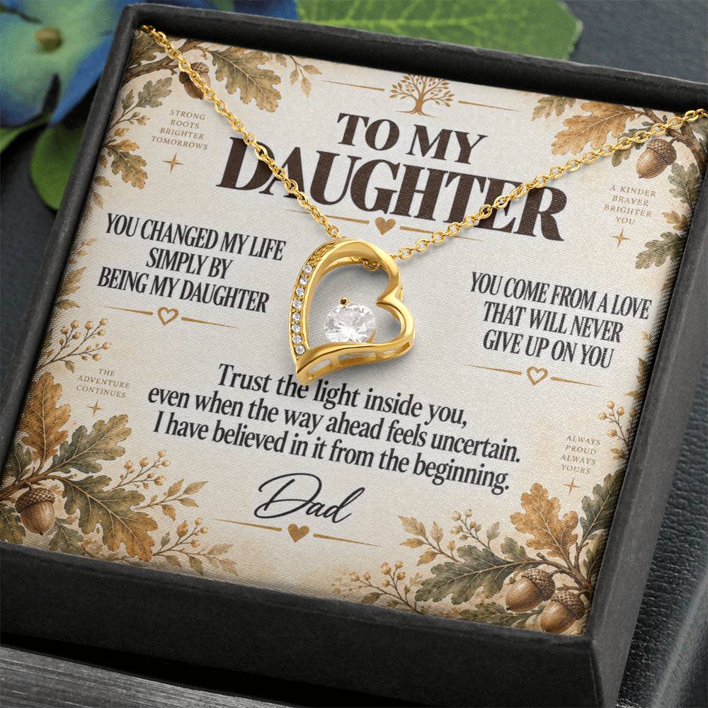 C220 - You Made Me A Better Man Simply By Giving Me The Honor Of Being Your Dad - Forever Love Necklace
