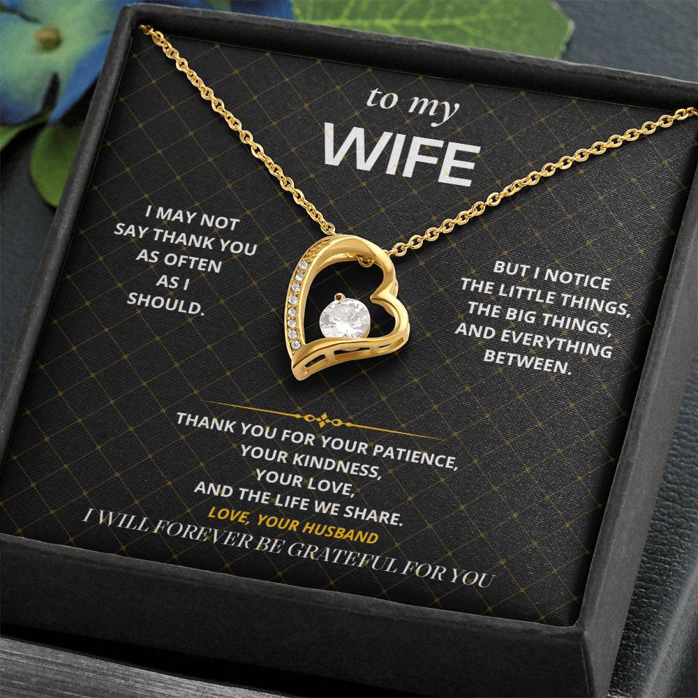 S45 - Forever Grateful For You – Forever Love Necklace From Husband
