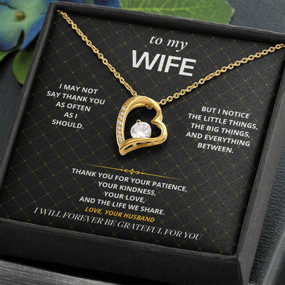 S45 - Forever Grateful For You – Forever Love Necklace From Husband