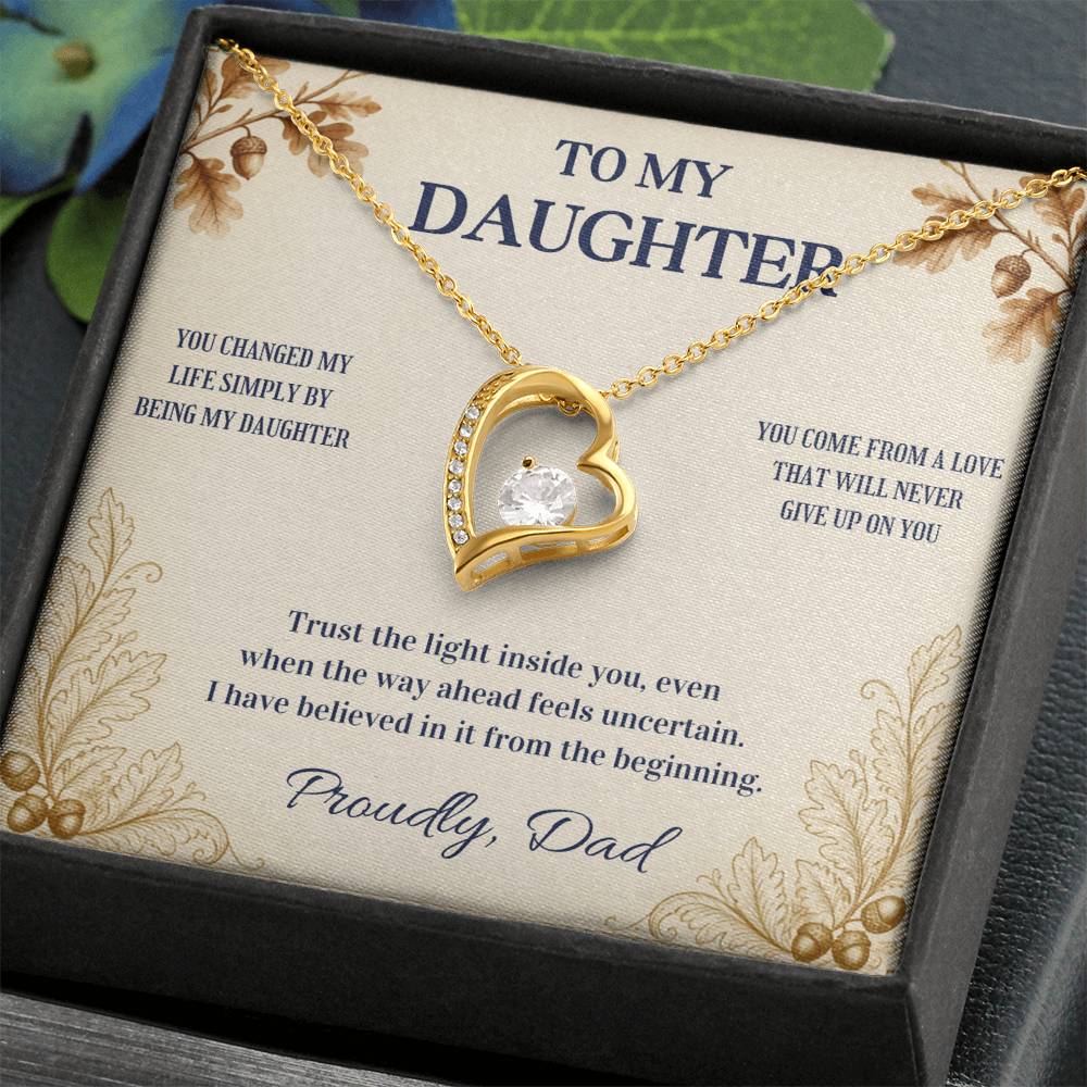 C70 - You Made Me A Better Man Simply By Giving Me The Honor Of Being Your Dad - Forever Love Necklace