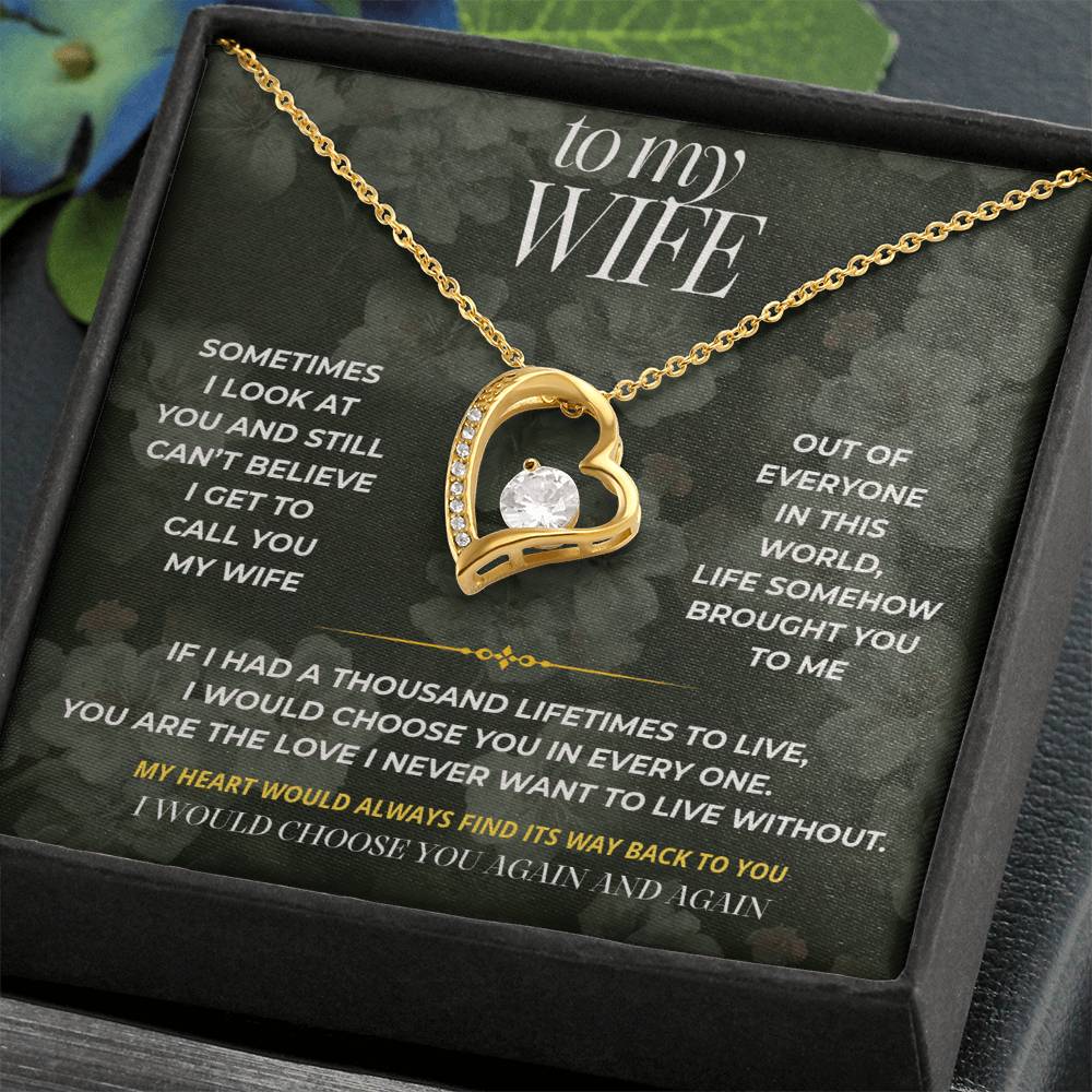 S78 - I Still Get To Call You Mine – Forever Love Necklace From Husband