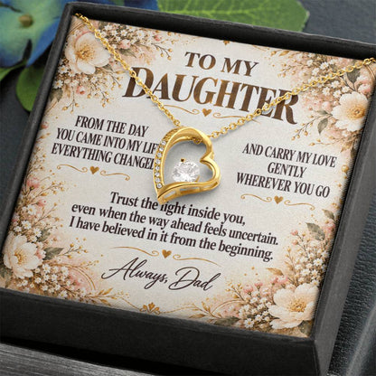 C290 - If You Ever Forget How Special You Are Remember Dad Has Never Forgotten For A Single Day - Forever Love Necklace
