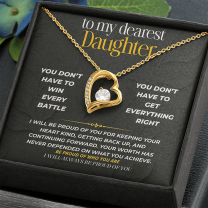S241 - You Will Always Be Someone I’m Proud Of – Forever Love Necklace From Dad
