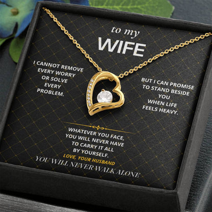 S39 - You Never Walk Alone – Forever Love Necklace From Husband