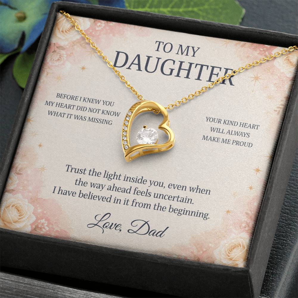 C75 - You Are A Dream I Never Knew My Heart Was Waiting To Love So Deeply - Forever Love Necklace