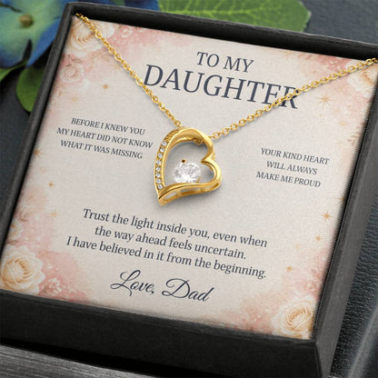 C75 - You Are A Dream I Never Knew My Heart Was Waiting To Love So Deeply - Forever Love Necklace
