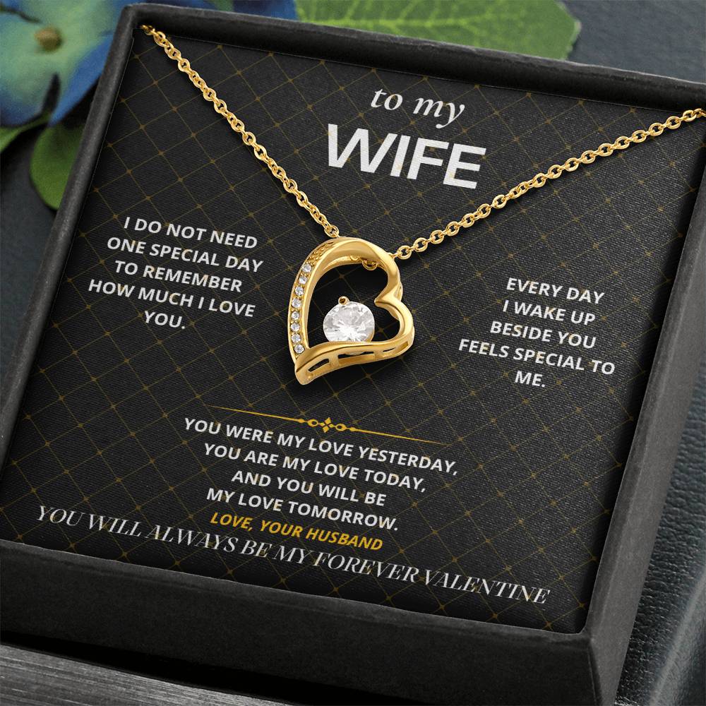 S33 - My Forever Valentine – Forever Love Necklace From Husband