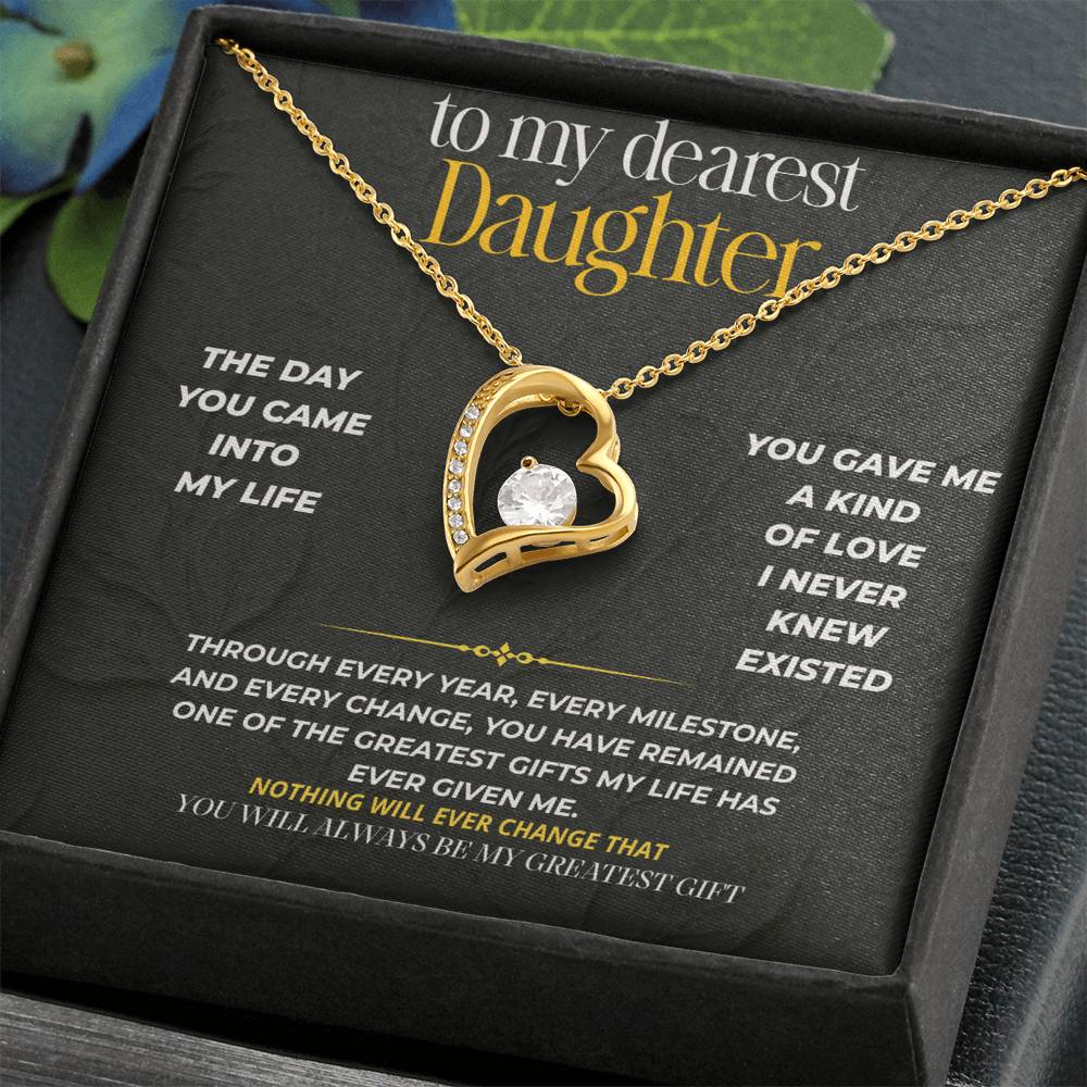 S205 - You’ll Always Be My Greatest Gift – Forever Love Necklace From Dad