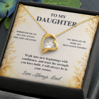 C64 - My Love Will Be Your Quiet Home Wherever Your Journey Takes You - Forever Love Necklace