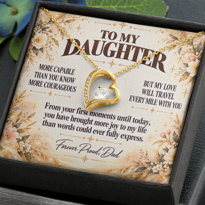 C367 - You Are More Capable More Courageous And More Loved Than You Could Ever Imagine - Forever Love Necklace