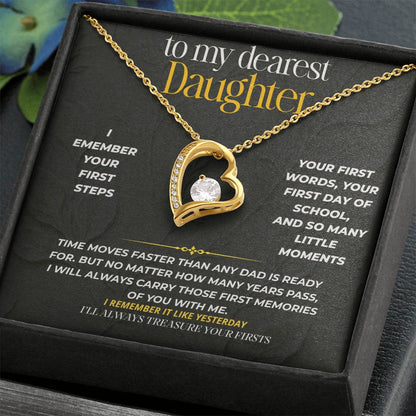 S234 - I’ll Always Remember Your Firsts – Forever Love Necklace From Dad