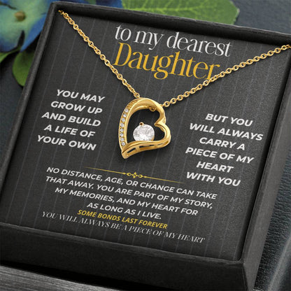 S260 - You Will Always Be A Piece Of My Heart – Forever Love Necklace From Dad