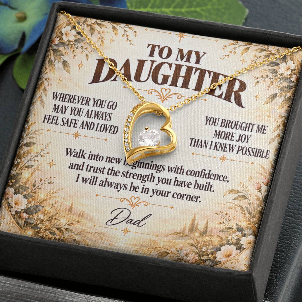 C364 - My Love Will Be Your Quiet Home Wherever Your Journey Takes You - Forever Love Necklace