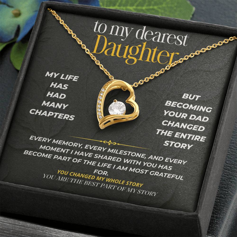 S233 - You Are The Best Part Of My Story – Forever Love Necklace From Dad