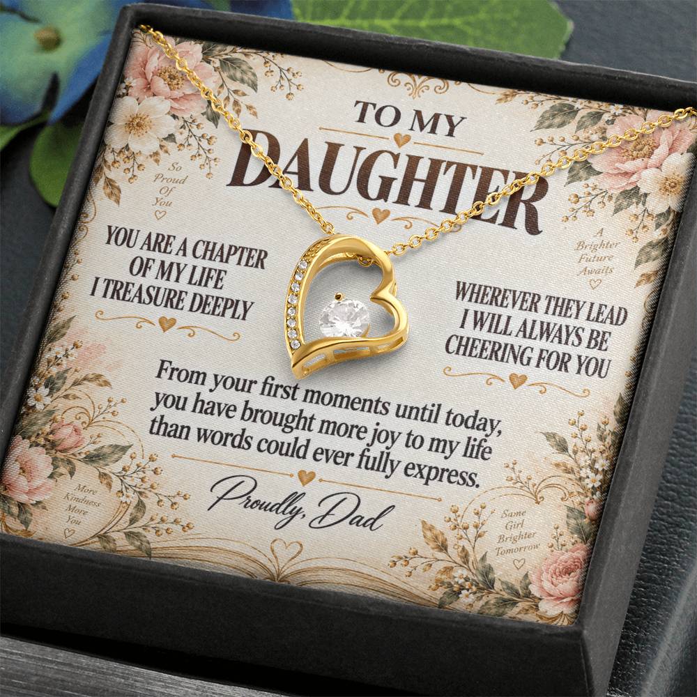 C262 - You Are The Beautiful Chapter Of My Life I Will Always Read With Pride - Forever Love Necklace
