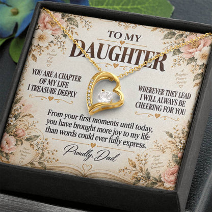 C262 - You Are The Beautiful Chapter Of My Life I Will Always Read With Pride - Forever Love Necklace