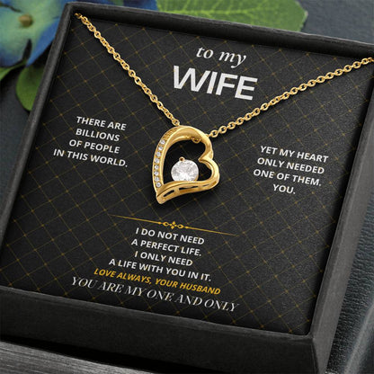 S28 - My One And Only – Forever Love Necklace From Husband