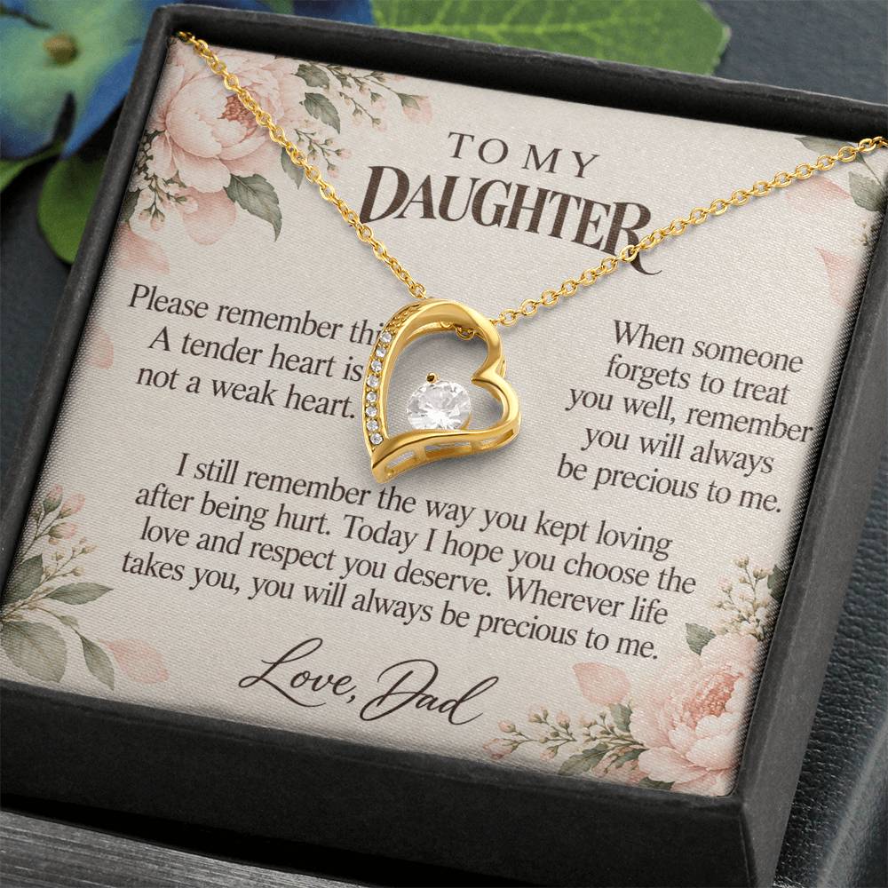 C616 - After The Heartbreak And Quiet Words For Your Hardest Days - Forever Love Necklace